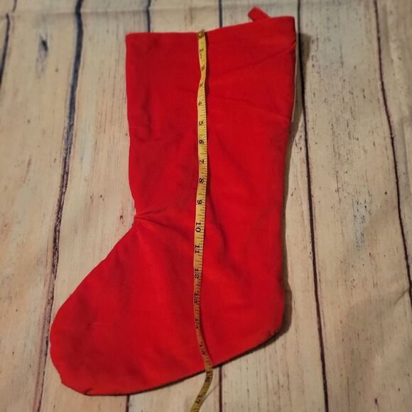 Joy Christmas Stocking Red White Puppy Labrador Dogs 18” - Picture 10 of 12